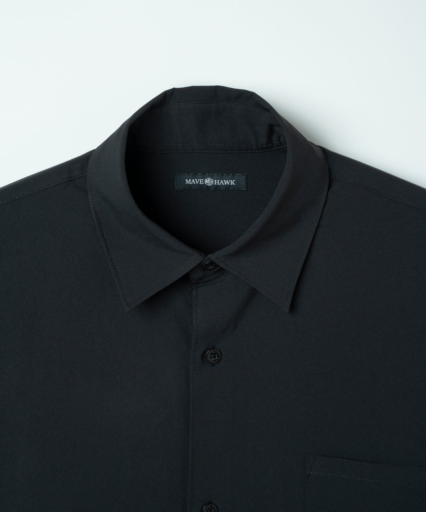 ルーズフィットタイプライターシャツ BLK