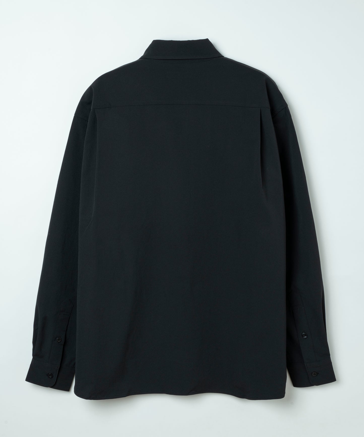 ルーズフィットタイプライターシャツ BLK