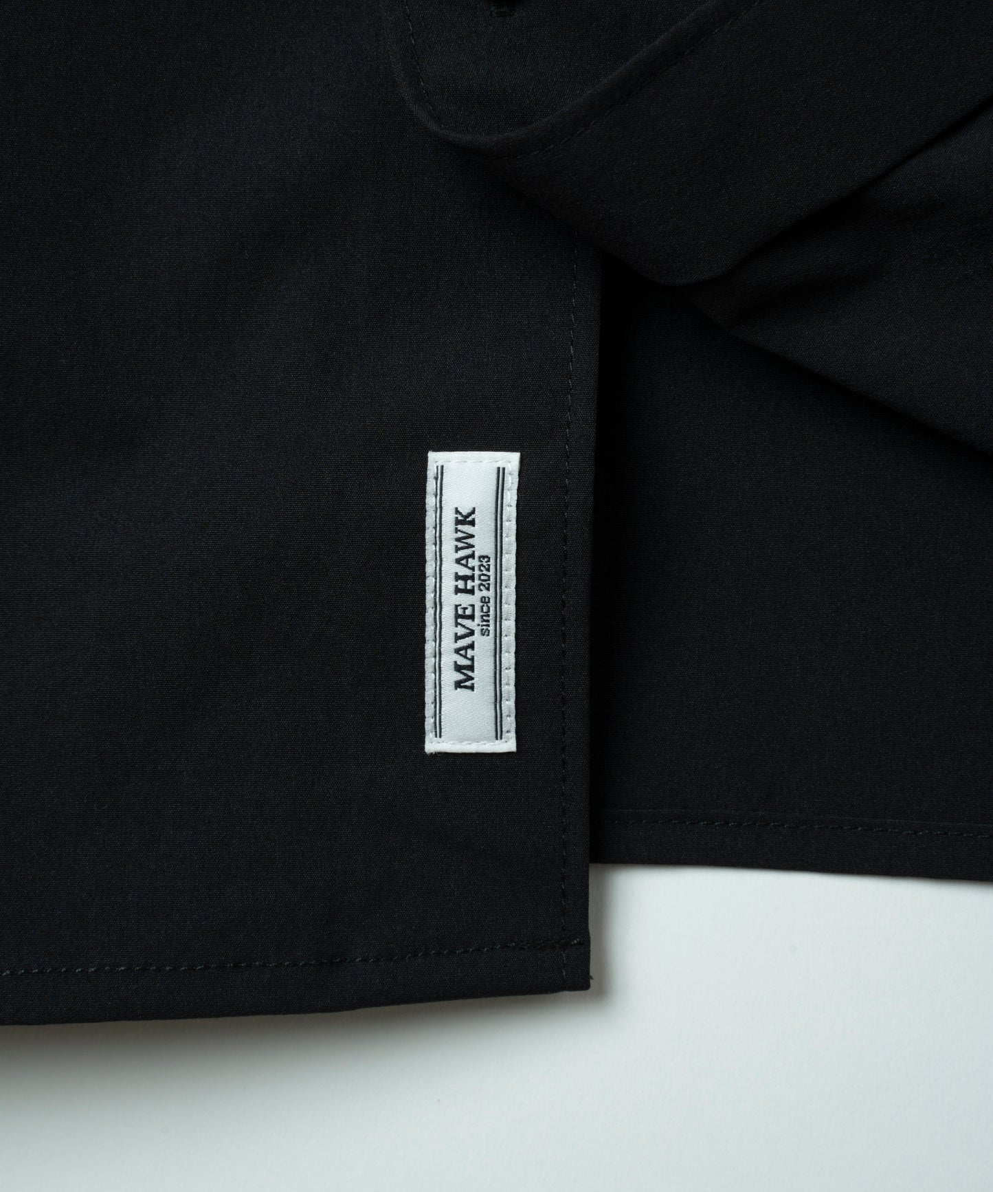 ルーズフィットタイプライターシャツ BLK