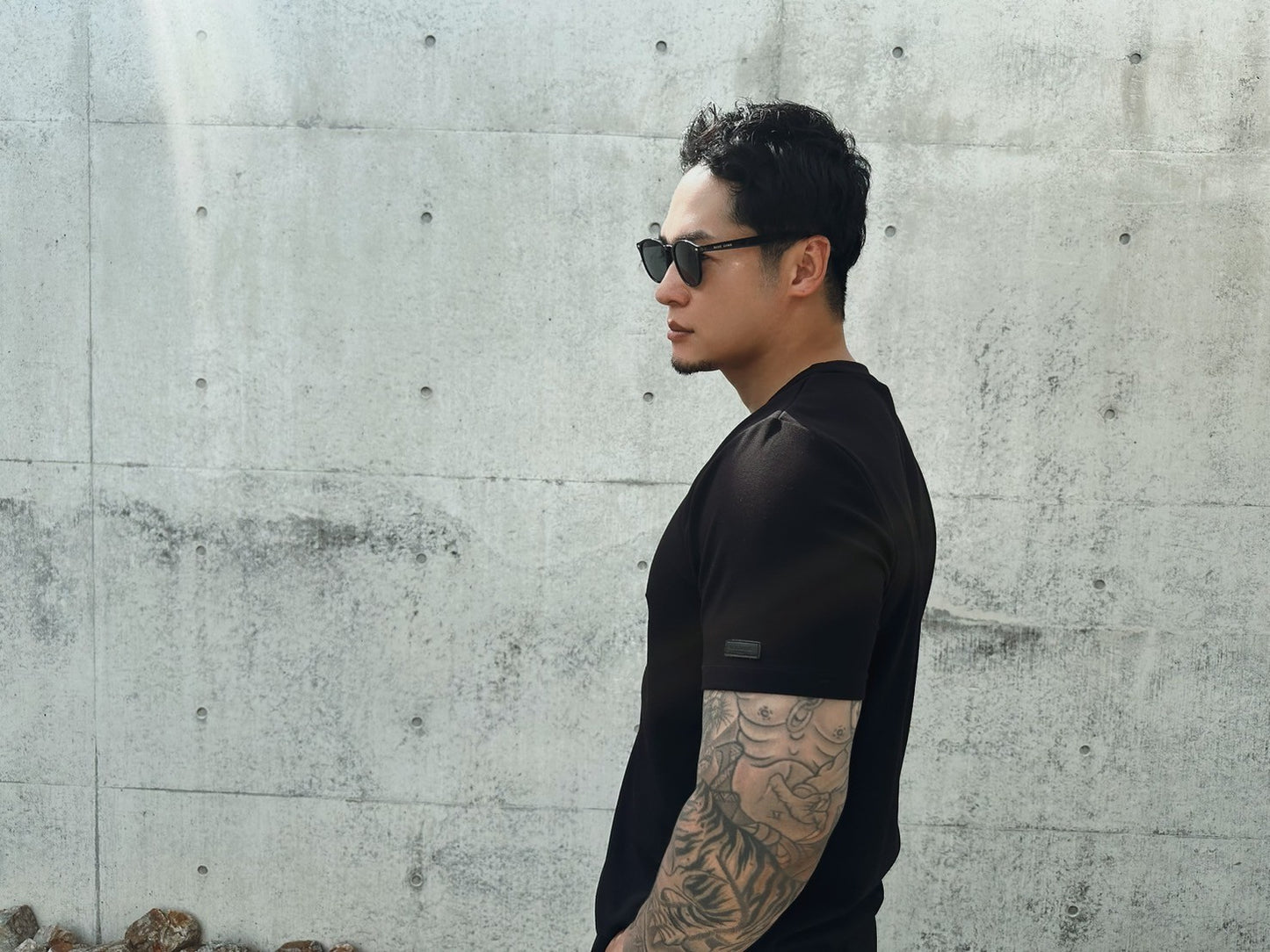 MHフィットシルエットTシャツ BLK