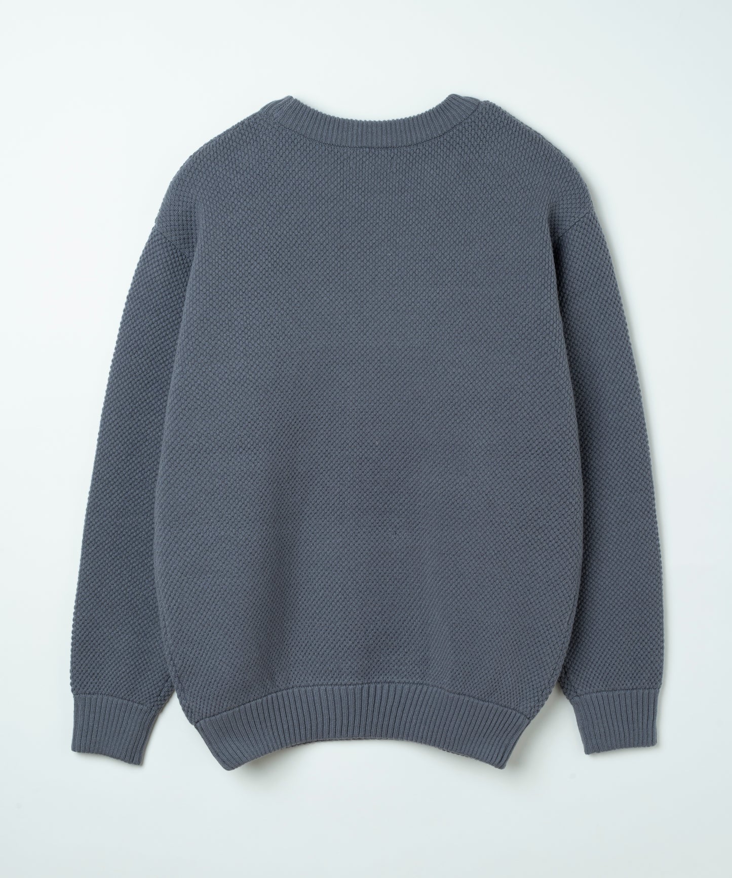 クルーネックプルオーバーニット GRY