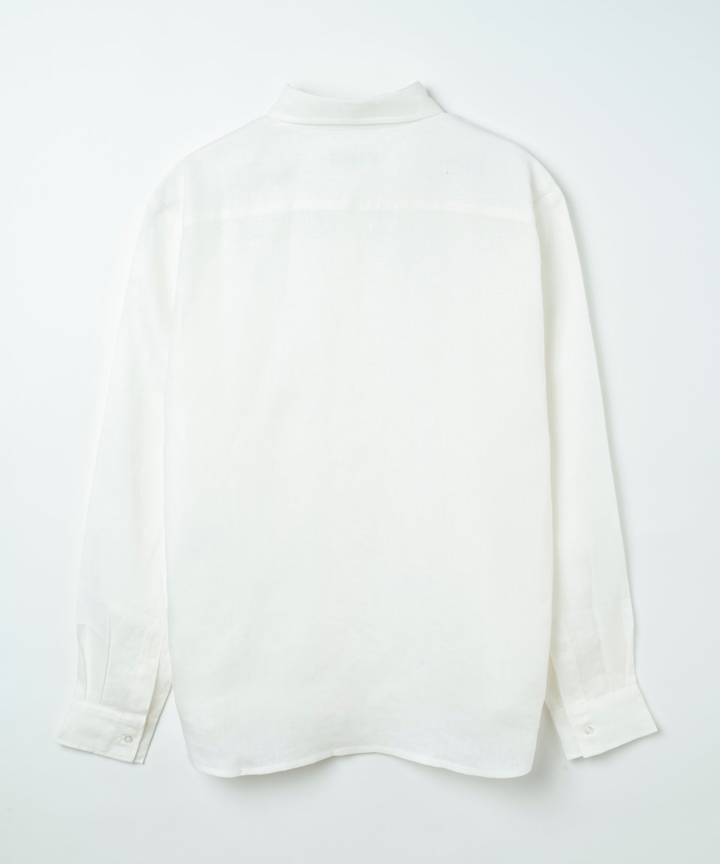 レギュラーフィットリネンシャツ WHT