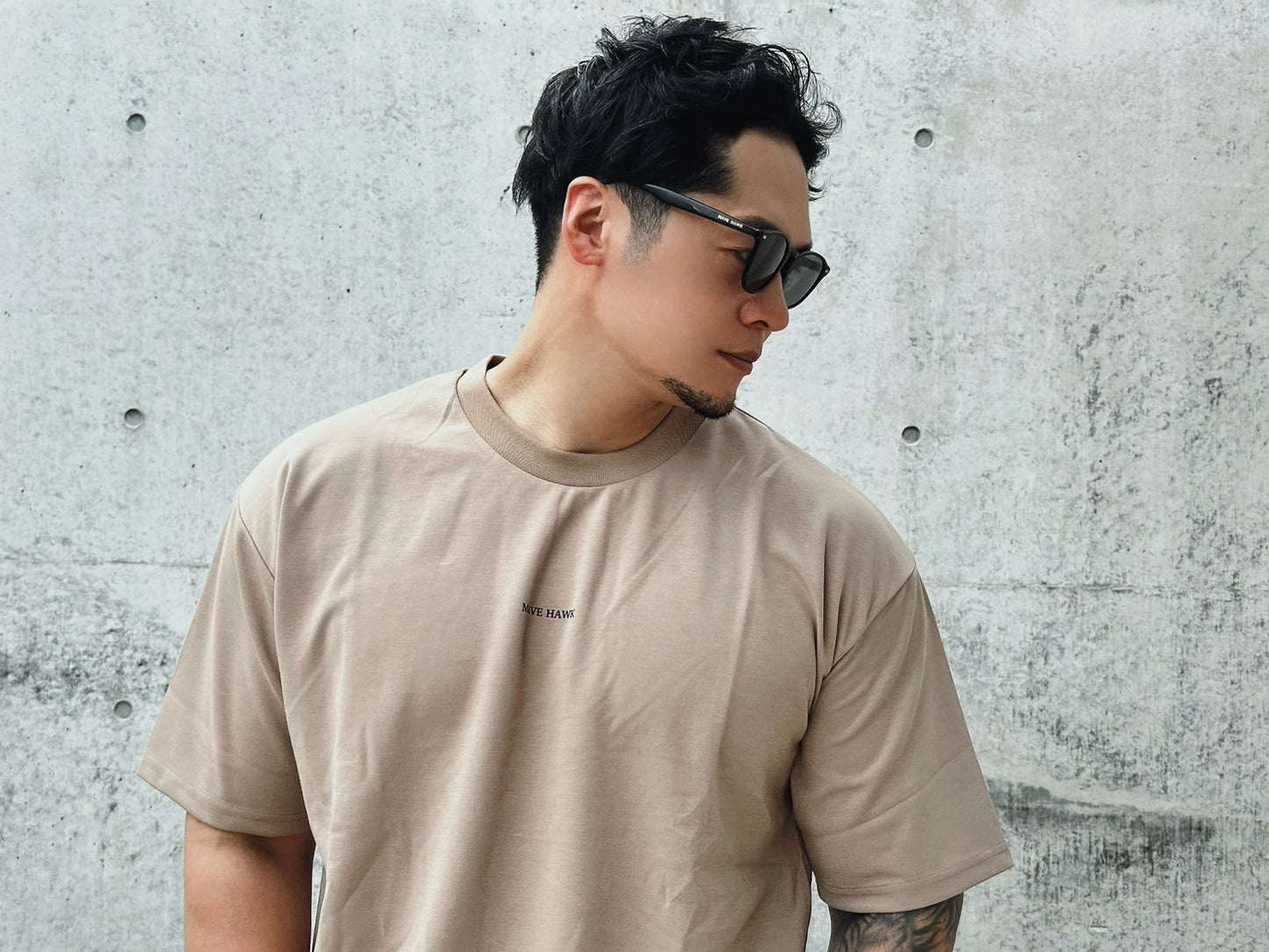 MHビッグシルエットTシャツ BEG